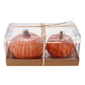 tagltd Oversized Rustic Pumpkin Salt & Pepper Set of 2 - 1 of 3