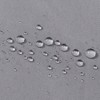 Grey Fabric Shower Curtain with Magnets, 72x72 Inch, Machine Washable, Water Repellent - 3 of 4