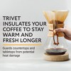 Impresa Coffee Pot Cover & Wooden Trivet for Chemex Coffee Maker - 4 of 4