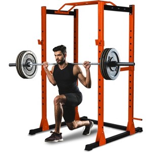 SQUATZ Adjustable Squat Rack Stand, Barbell Rack, Home Gym Weight Rack - 1 of 4