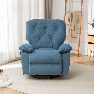 NicBex Recliner Chair Swivel Chair Glider Chair with Side Pocket Lounge Chair Sofa Chair for Living Room, Reading Room, Bedroom - 1 of 4