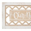Set of 2 Farmhouse Wood Carved Sign Wall Decors - Olivia & May - 4 of 4