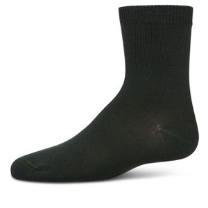 Memoi Toddler's and Kids' Basic Soft Rayon from Bamboo Crew Socks - 1 of 4