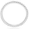 Pompeii3 1/2 Ct Diamond Eternity Wedding Stackable Ring 14K White Gold 1.7mm Wide - 2 of 4