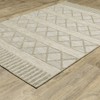 Captiv8e Designs Tobago Global Geometric Striped Tan/Light Brown Indoor/Outdoor Rug - 2 of 4