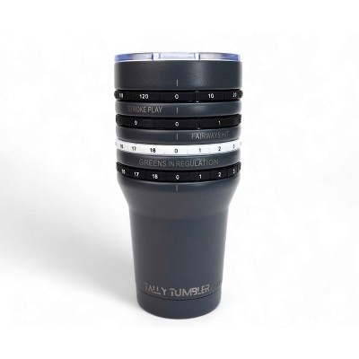 Tally Tumbler Golf Track Golf Score and Golf Stats on Stainless Steel Portable Drinkware 30oz Tumbler