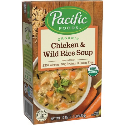 Pacific Foods Organic Gluten Free Chicken & Wild Rice Soup - 17oz
