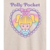 Women's - Polly Pocket - Polly Pocket Heart Oversized Graphic T-Shirt - 2 of 4