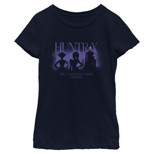 Girls KPop Demon Hunters The Takedown Tour Silhouette T Shirt - 1 of 4
