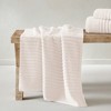 Luxury Cotton Ribbed Texture Towel Set - Great Bay Home. - 3 of 4