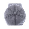 Alilang Washed Denim Baseball Cap with Adjustable Strap and Relaxed Fit - 2 of 4