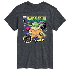 Men's - Star Wars - The Mandalorian Grogu Comic Cover Short Sleeve Graphic T-Shirt - 1 of 4
