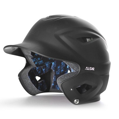 All-Star Youth System 7 Solid Matte Batting Helmet Black