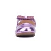 Olivia Miller Girl's Toddler Crystal Clear Maryjane Flats - 4 of 4