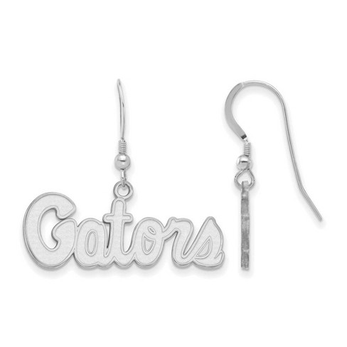 Black Bow Jewelry Sterling Silver Florida Gators NCAA Dangle Earring - image 1 of 3