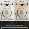 Bathroom Vanity Light Fixtures Modern Crystal Vanity Light Fixtures Over Mirror，Modern Crystal Wall Lighting with Square Shade - 2 of 4