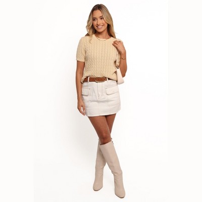 Petal and Pup Womens Maya Cable Knit Top