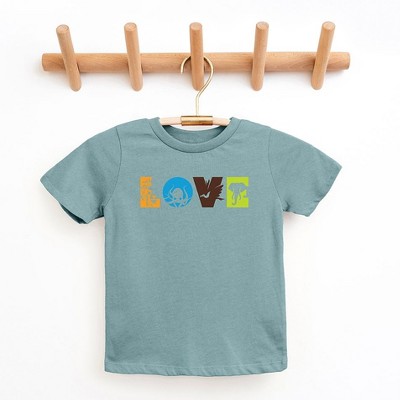 The Juniper Shop Love With Animal Letters Youth Short Sleeve Tee