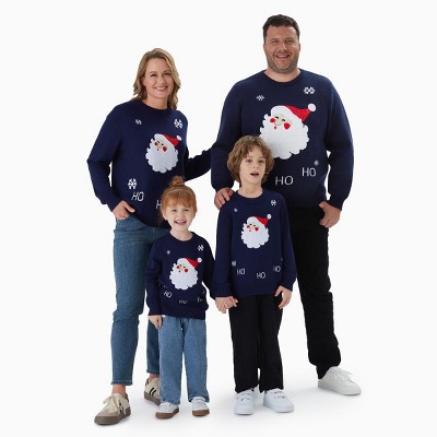 PATPAT Christmas Sweater Family Set Long Sleeve Holiday Xmas Knitted Pullover Matching Christmas Sweater