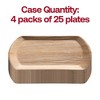 Smarty Had A Party 13" x 9" Rectangular Palm Leaf Eco-Friendly Trays -  100 pcs - 3 of 4