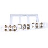 Monoprice 3-Gang 8.2 Surround Sound Distribution Coupler Wall Plate - 3 of 4