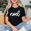 Simply Sage Market Women's Noel Bold Cursive Puff Print Short Sleeve Graphic Tee - 2 of 4