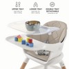SUGIFT Convertible Wooden Baby HighChair with Adjustable Legs & Removable Double Tray - 2 of 4