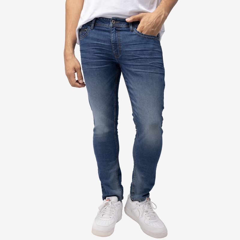 CULTURA Men's Stretch Skinny Fit Denim Jeans, 4 of 7