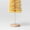 6ct Sisal Bottle Brush Tree Christmas Figurine Set White Neutral - Wondershop™ - 3 of 3