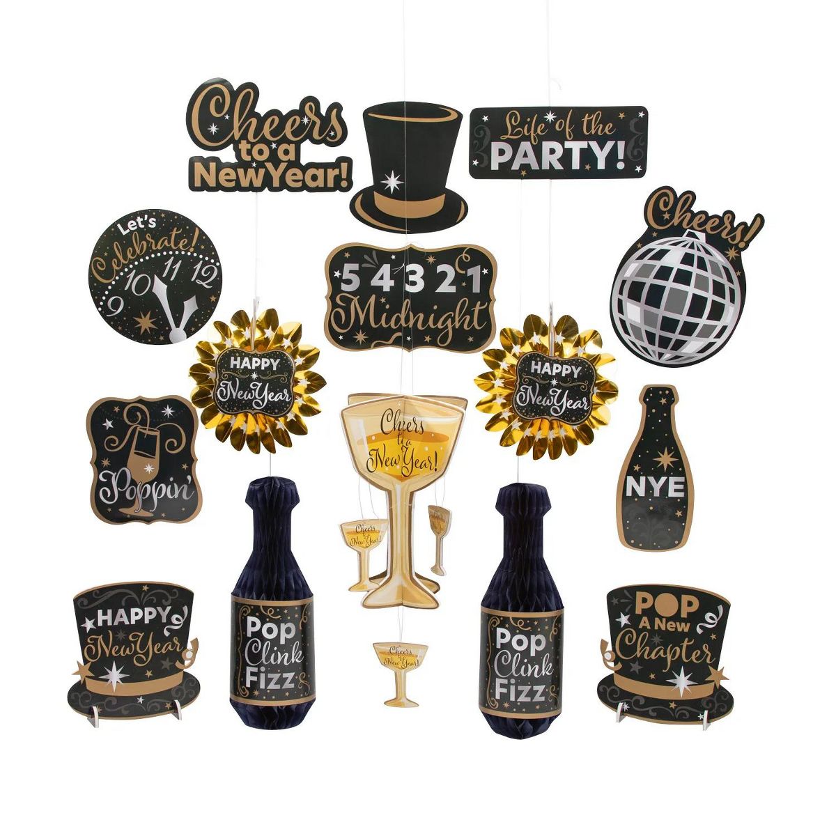 New Year?s Eve Decorating Kit ? 15 Pc.