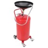 20 Gallon Oil Drain Tank, Air Operated Waste Oil Container with Adjustable Funnel & Wheels for Auto Shops - 2 of 4