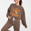 Simply Sage Market All I Want Is Pumpkins And Books Lightweight Garment Dyed Sweatshirt - 2 of 4