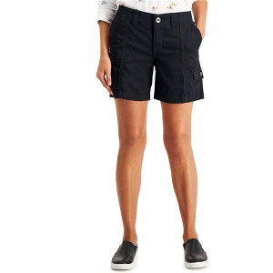 Style & Co. Womens Zig Zag Casual Cargo Shorts - 1 of 1