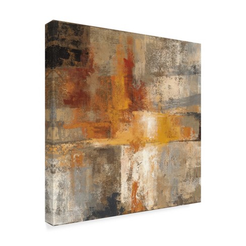 Trademark Fine Art -silvia Vassileva 'silver And Amber Crop' Canvas Art ...