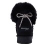 Bebe Girls' Winter Boots - Kids Snow Boots with Faux Fur Trim, Rhinestone Bow, and Cozy Shoes for Little Kid/Big Kid - 3 of 4