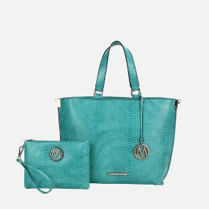 MKF Collection Beryl Python-embossed Women’s Tote Bag with Wristlet by Mia K - 1 of 4