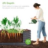 Best Choice Products 8x2x2ft Metal Raised Garden Bed, Oval Outdoor Planter Box w/ 4 Support Bars - image 2 of 4