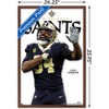 Trends International NFL New Orleans Saints - Cameron Jordan Feature Series 23 Framed Wall Poster Prints - 3 of 4