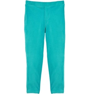 Memoi Girls' Thin Ribbed Comfort Stretch Cotton Blend Leggings - 1 of 2