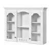 SEVOBAL Bathroom Storage Cabinet Wall Mounted Medicine Cabinet with 2 Glass Doors and Adjustable Shelf, White, 35.27"*7.83"*28" - 4 of 4