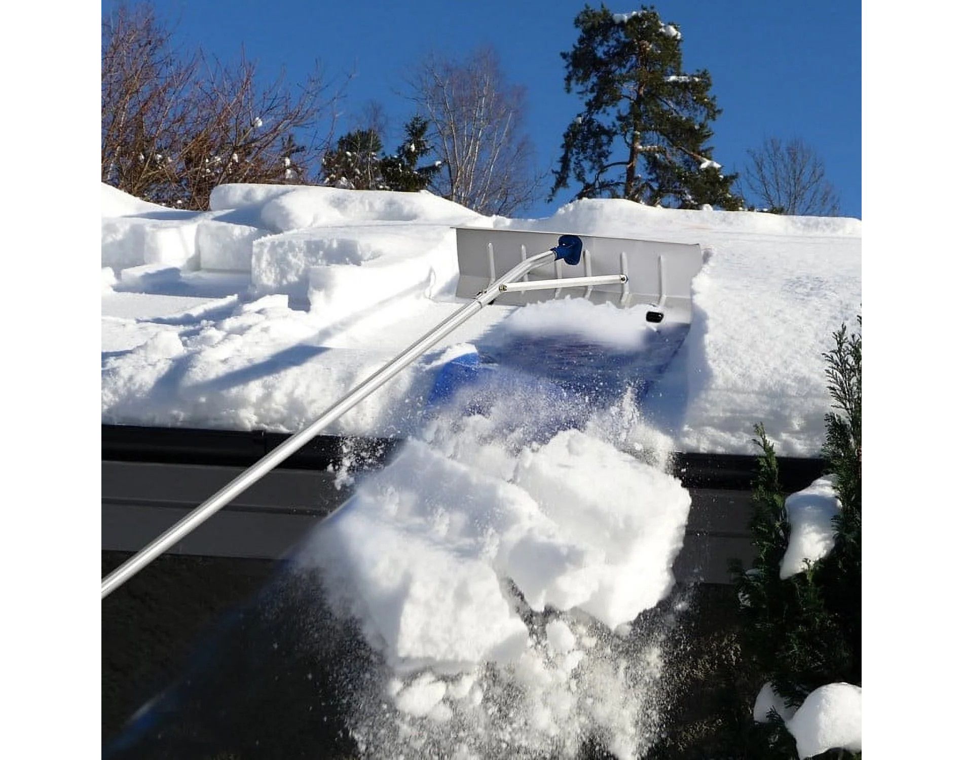 SUGIFT Snow Shovel Snow Roof Rake