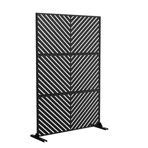 Dovelina Metal Outdoor Privacy Screen Patio Decorative Screens Freestanding Privacy Panels Privacy Fence - 1 of 4