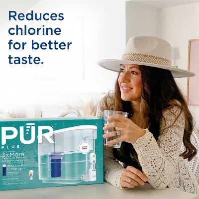 PUR PLUS 40-Gallon Blue Replacement Pitcher Filter