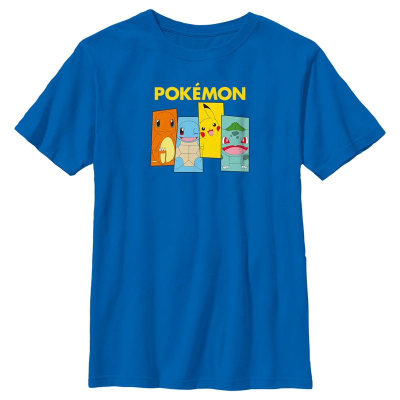 Boy's Pokemon Character Boxes T-Shirt, 1 of 6
