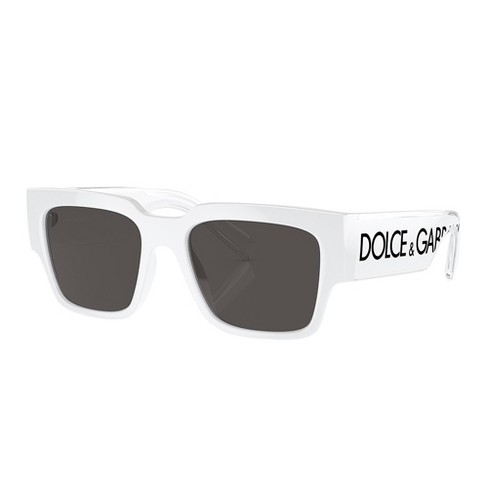 Dolce & Gabbana Dg 6184 331287 Unisex Square Sunglasses White 52mm : Target