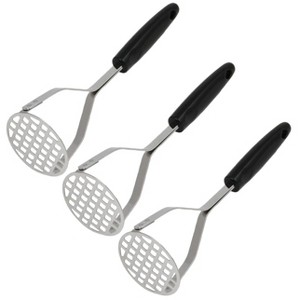 Chef Craft Stainless Steel Small Hole Hand Potato Masher - 1 of 4