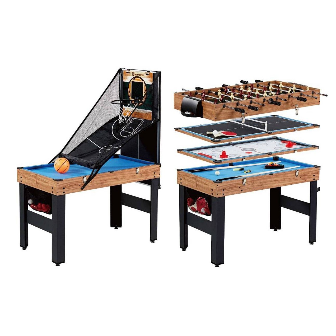 MD Sports Multi-Game Combination Table Set