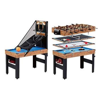 MD Sports 5 in 1 Combo Arcade Game Table