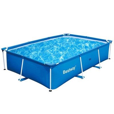 Bestway 9.8' x 6.7' x 26" Deluxe Splash Kids Ground Swimming Pool (Pool Only)