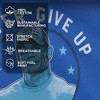 Men's WWE John Cena Never Give Up Blue Logo T-Shirt - 4 of 4